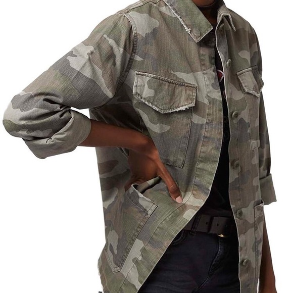 🌹HOST-PICK🌹Top shop Camouflage Sampson Jacket - Picture 1 of 3